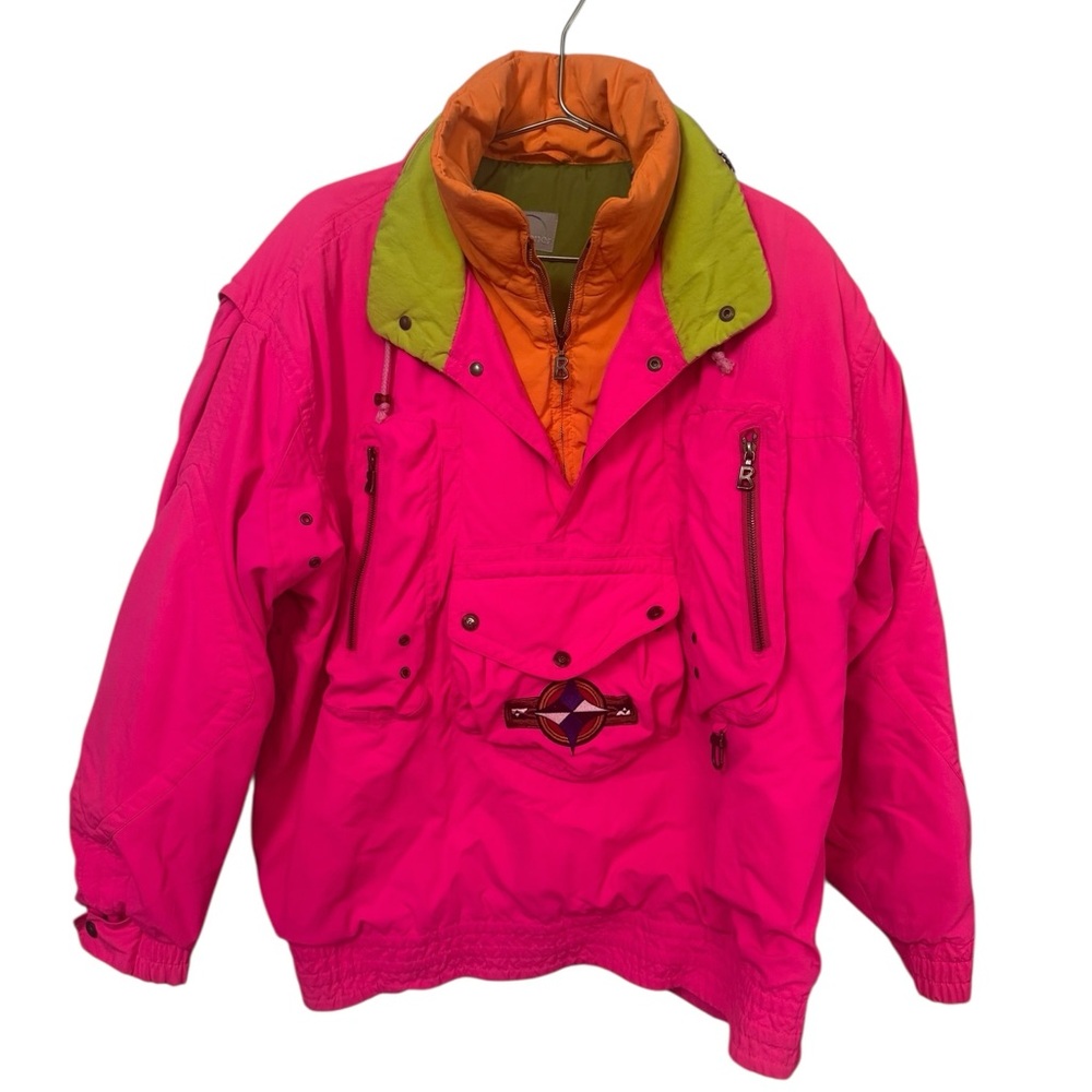 RARE 90s Neon Pink High End BOGNER Ski Jacket MINTY 🔥